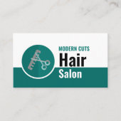 Trendy Logo, Hair Stylist, Hair Salon Visitekaartje (Voorkant)