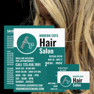 Trendy Logo, Hair Stylist, Hair Salon Visitekaartje