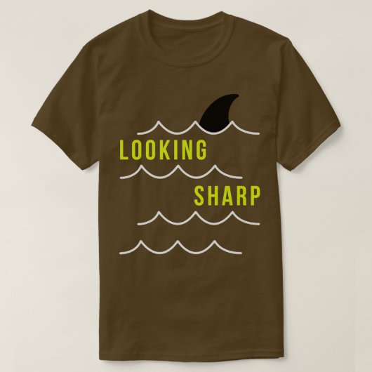 Trendy look Sharp Fin T-shirt (Design voorkant)