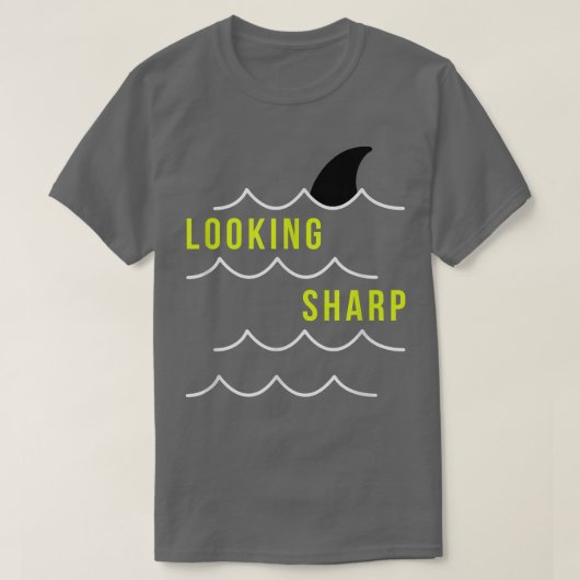 Trendy look Sharp Fin T-shirt (Design voorkant)