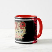 Trendy Love Air Valentijnsdag Mok (Voorkant rechts)