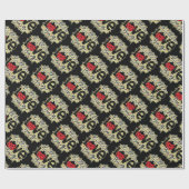 Trendy Love Bug Valentijnsdag Cadeaupapier (Vlak)