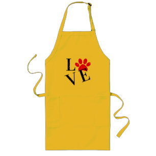 TRENDY LOVE DOG MOM PAW LANG SCHORT
