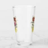 Trendy Love Glitter Valentijnsdag Glas (Rechts)