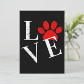 TRENDY LOVE HOND Poot Kaart (Staand voorkant)