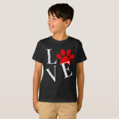 TRENDY LOVE HOND Poot T-Shirt (Voorkant volledig)