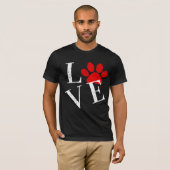 TRENDY LOVE HOND Poot T-Shirt (Voorkant volledig)