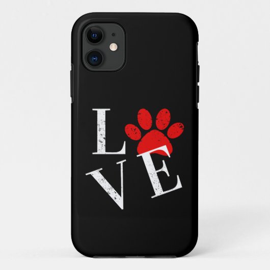 TRENDY LOVE HONDENPOOT Case-Mate iPhone CASE (Achterkant)