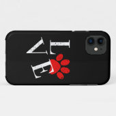 TRENDY LOVE HONDENPOOT Case-Mate iPhone CASE (Achterkant (horizontaal))