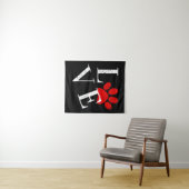 TRENDY LOVE HONDENPOOT WANDKLEED (In Situ (horizontaal))