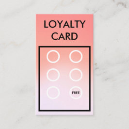 Trendy Loyalty Kaart Visitekaartje