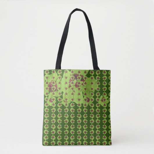 Trendy Lucky Clover / St. Patricks Tote Bag (Voorkant)