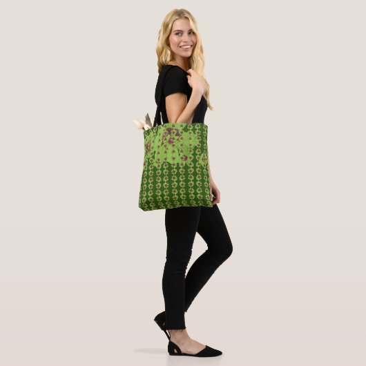 Trendy Lucky Clover / St. Patricks Tote Bag (Op model)