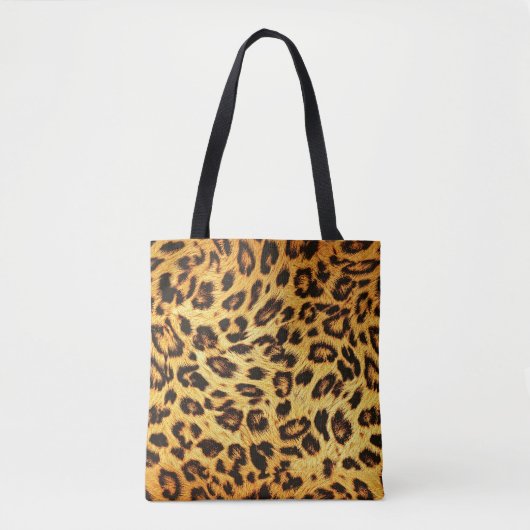 Trendy luipaard: huidontwerp patroon. tote bag (Voorkant)