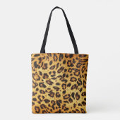 Trendy luipaard: huidontwerp patroon. tote bag (Achterkant)