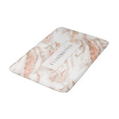 Trendy Lux Copper Roos Gold Foil marble Badmat (Gekanteld)
