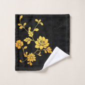 Trendy Luxe Elegant Bloemen Collectie Bad Handdoek (Wasdoekje)