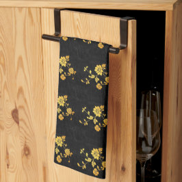 Trendy Luxe Elegant Bloemen Collectie Theedoek