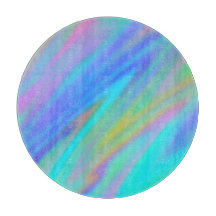 Trendy luxe groen blauw paarse faux holografisch