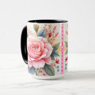 Trendy Luxe Roze Rozen Mooie Collectie Mok