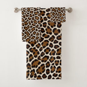 Trendy luxe wit luipaard Elegant Collectie Bad Handdoek