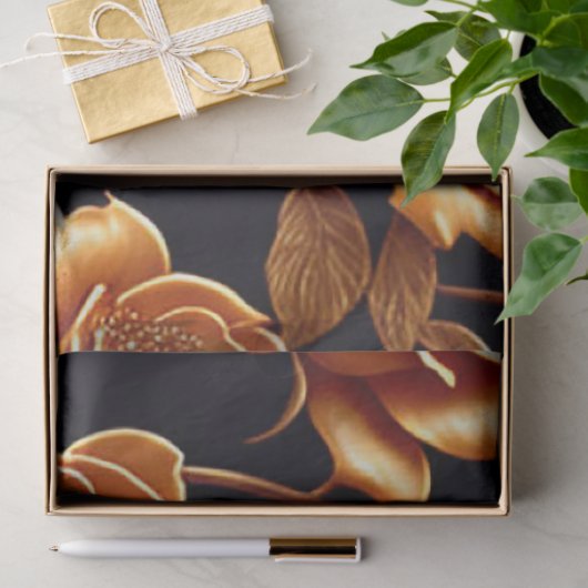 Trendy Luxury Boho Gold Roos Collectie Tissuepapier (Geschenk)