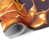 Trendy Luxury Gold Boho Roos Collectie Cadeaupapier (Rol Hoek)