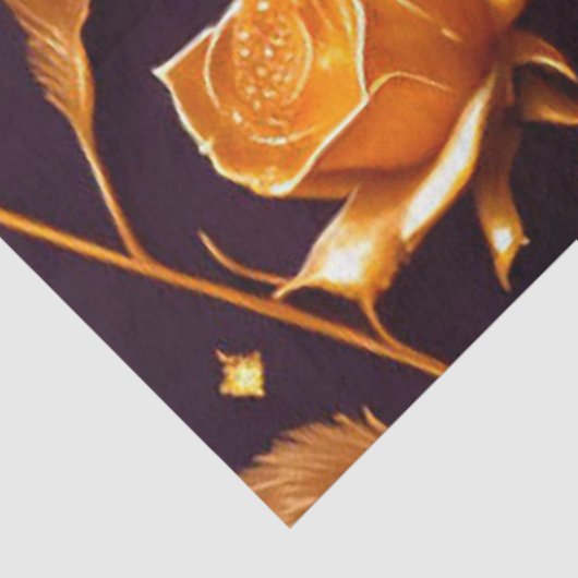 Trendy Luxury Gold Boho Roos Collectie Tissuepapier (Detail)