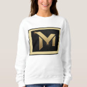 Trendy Luxury Letter sweatshirt (Voorkant)