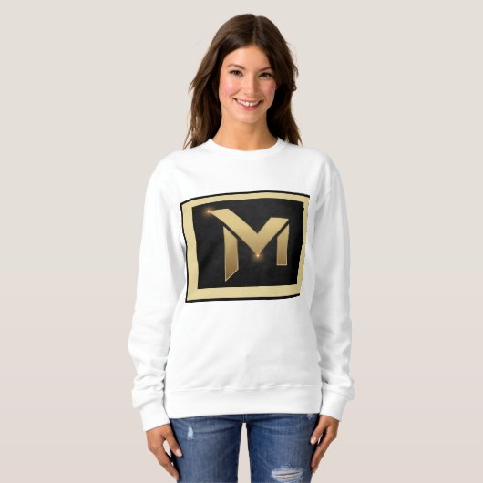 Trendy Luxury Letter sweatshirt (Voorkant volledig)