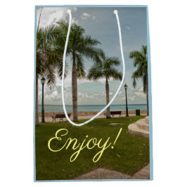 Trendy Maagdeneilanden tropische palmbomen Medium Cadeauzakje