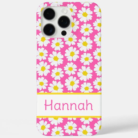 Trendy Madeliefjes Patroon Case-Mate iPhone Case (Achterkant)