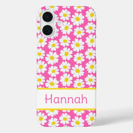 Trendy Madeliefjes Patroon Case-Mate iPhone Case (Achterkant)
