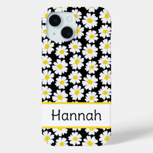 Trendy Madeliefjes Patroon iPhone 15 Case