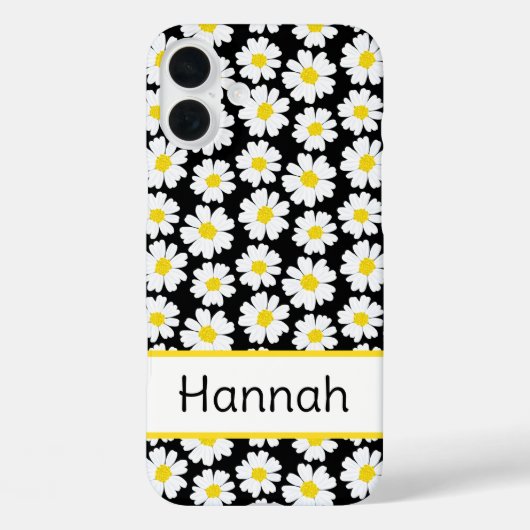 Trendy Madeliefjes Patroon Case-Mate iPhone Case (Achterkant)