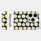 Trendy madeliefjespatroon Case-Mate iPhone case (Achterkant (horizontaal))