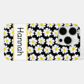 Trendy Madeliefjespatroon Case-Mate iPhone Case (Achterkant (horizontaal))
