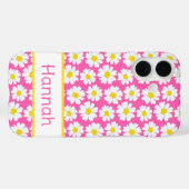Trendy madeliefjespatroon Case-Mate iPhone case (Achterkant (horizontaal))