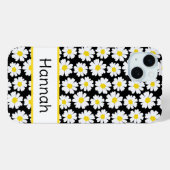 Trendy madeliefjespatroon Case-Mate iPhone case (Achterkant (horizontaal))