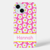 Trendy madeliefjespatroon Case-Mate iPhone case (Achterkant)