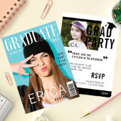 Trendy Magazine Hoesje Geïnspireerd Afstudeerder Kaart