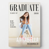 Trendy Magazine Hoesje Geïnspireerd Afstuderen Fot Fotoplaat (voorkant)