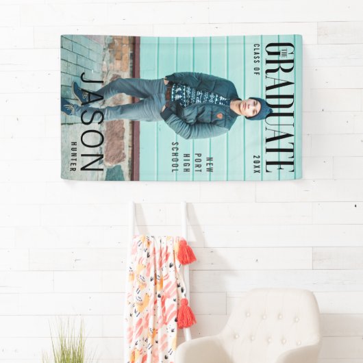 Trendy Magazine Hoesje geïnspireerd Afstuderen Spandoek (Insitu)
