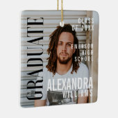 Trendy Magazine Hoesje geïnspireerd op Afstuderen  Keramisch Ornament (Rechts)