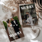 Trendy Magazine Hoesje met kerst getrouwd Feestdagenkaart