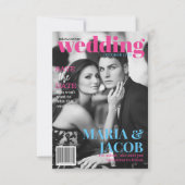 Trendy magazine Hoesje Sla de datumfoto op Kaart (Voorkant)