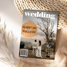 Trendy magazine Hoesje Sla de datumfoto op Kaart