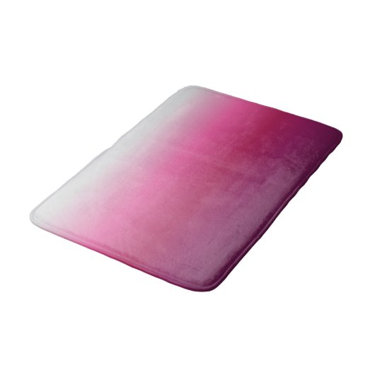 trendy magenta maroon marsala burgundy ombre badmat (Gekanteld)