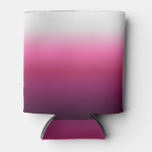 trendy magenta maroon marsala burgundy ombre blikjeskoeler (Voorkant)