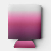 trendy magenta maroon marsala burgundy ombre blikjeskoeler (Achterkant)